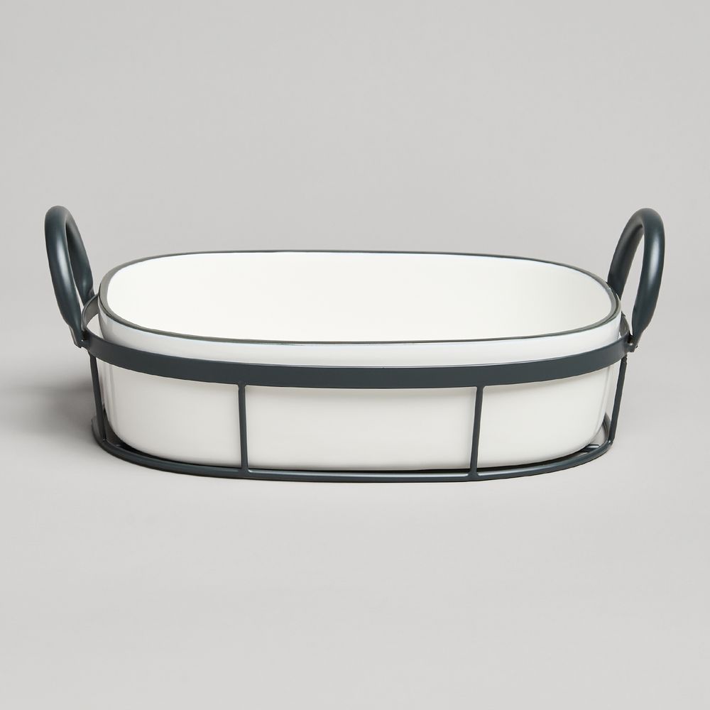 ФОРМА НА МЕТАЛ.ПОДСТАВКЕ LEFARD "FAMILY FARM" 30*19*9,5 CM 1800 МЛ