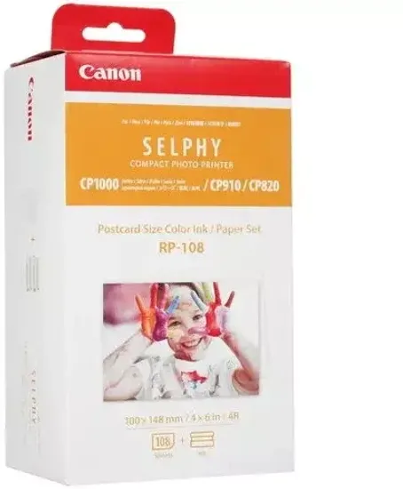 Набор RP-108 для сублимационного фотопринтера Canon Selphy