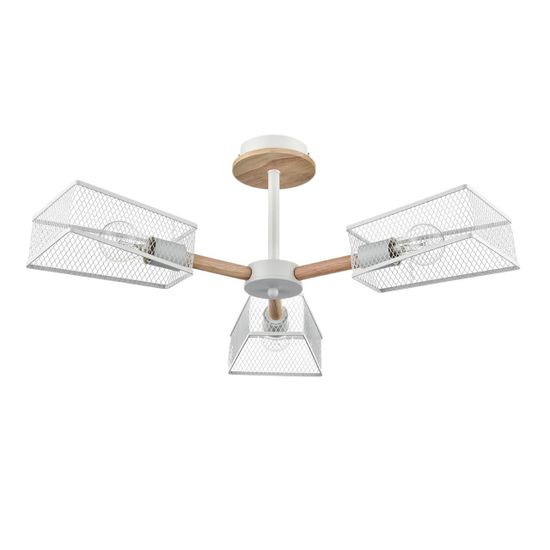 8246/3C COUNTY LN25 000 белый, металл/дерево Люстра потолочная Е27 3*60W 220V IRMA