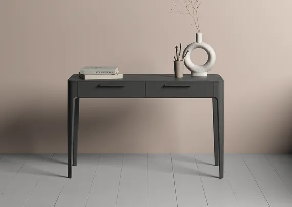 Консоль Type oak 2 ящика ширина 120 см (черный)