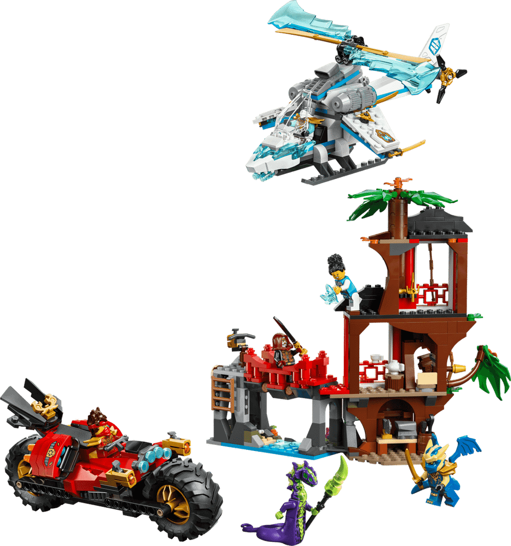 Конструктор LEGO Ninjago 71857 Ninja Vehicle Tree House Battle