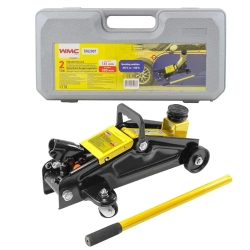 Домкрат подкатной гидравлический 2 т (h min 135мм, h max 320мм) в кейсе WMC TOOLS WMC-TA82007( кейс)