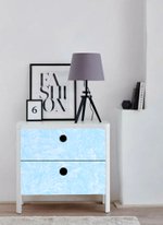 Пленка самоклеящаяся 45см*8м Голубой морозец