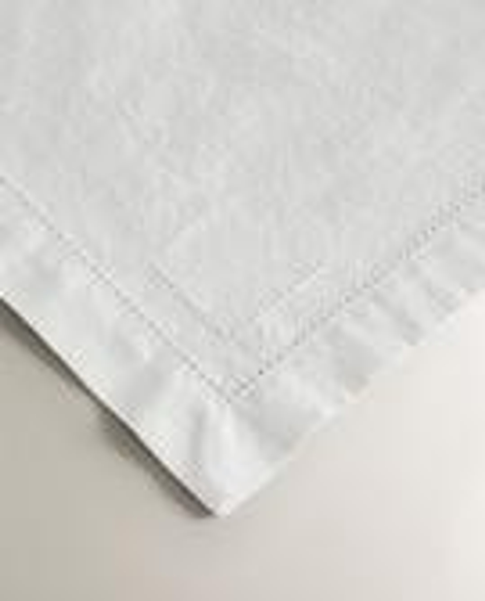 ZARA HOME НАБОР ХЛОПКОВЫХ САЛФЕТОК С МЕРЕЖКОЙ (2 ШТ.), БЕЛЫЙ