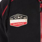 Куртка флисовая Alaskan BlackWater X черная   S с капюшоном