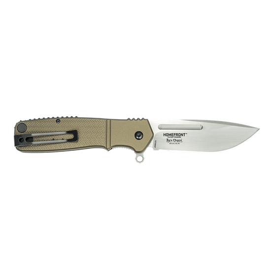 Складной нож CRKT K270GKP Homefront c клинком из стали AUS-8, рукоять алюминий