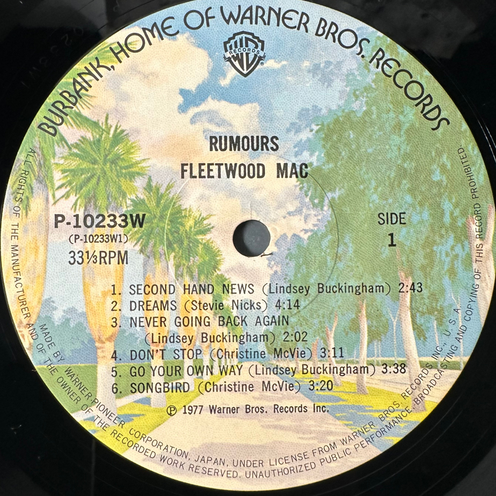 Fleetwood Mac ‎– Rumours (Япония 1977г.)