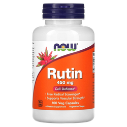 Now Foods Rutin 450 mg 100 Veg Capsules , Рутин