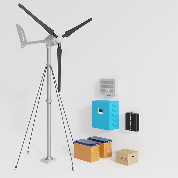 АВТОНОМНАЯ ВЕТРЯНАЯ ЭЛЕКТРОСТАНЦИЯ YASHEL СЕРИЯ «WINDSTATION (L) 1000W-24V», YASHEL Technologies АВТОНОМНАЯ ВЕТРЯНАЯ ЭЛЕКТРОСТАНЦИЯ YASHEL СЕРИЯ «WINDSTATION (L) 1000W-24V», фото №1004405550