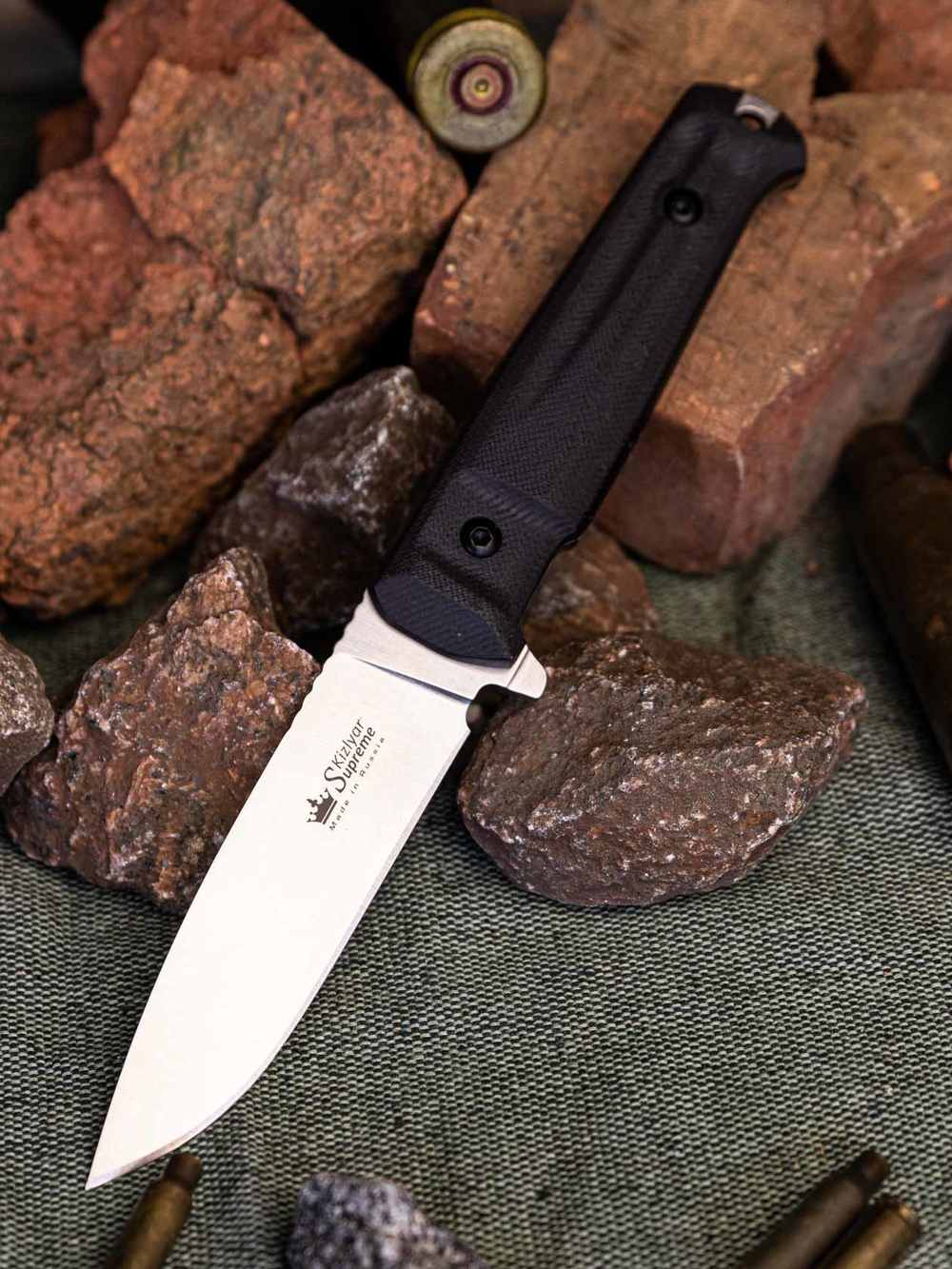 🏆Тактический нож Sturm AUS-8 StoneWash Black G10