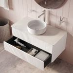 Тумба подвесная IDDIS Aiger, со столешницей, 100 см, белый, AIG10W0i95K