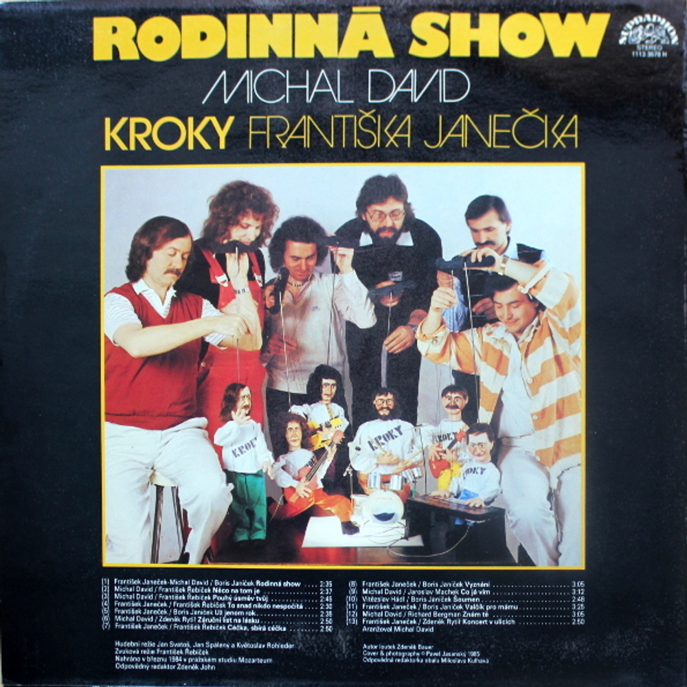 Michal David, Kroky Frantiska Janecka / Rodinna Show (LP)