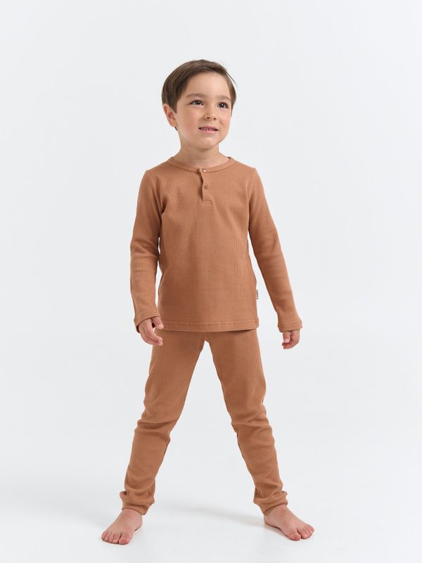 Пижама из вафельной ткани 