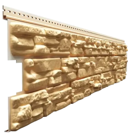 Сайдинг LUX под камень, Rocky, пекан Döcke (Деке)