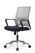 Кресло Riva Минт RCH M1029MBE Серый/Черный