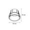 Встраиваемый светильник Italline IT06-6033 white 3000K
