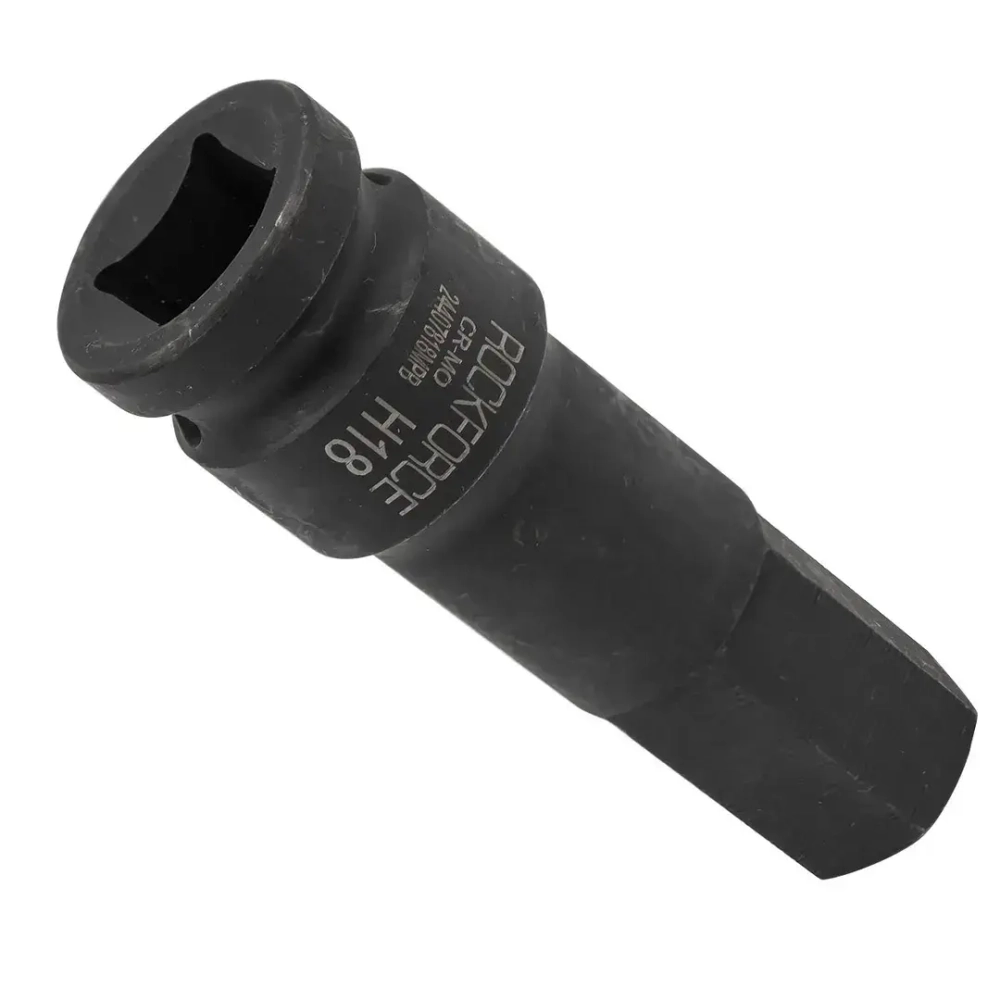 Головка-бита 18мм 1/2" 6-гранная ударная L=78мм ROCKFORCE RF-24407818MPB