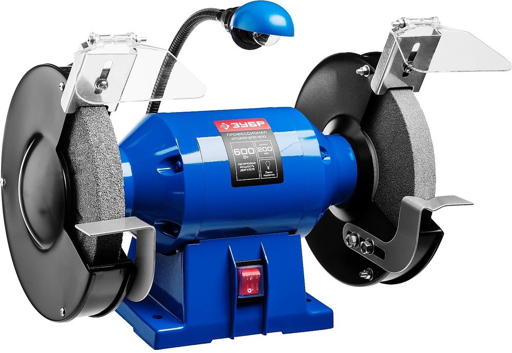Станок точильный ЗУБР ЗТШМЭ-200-600 D200х25хd32мм