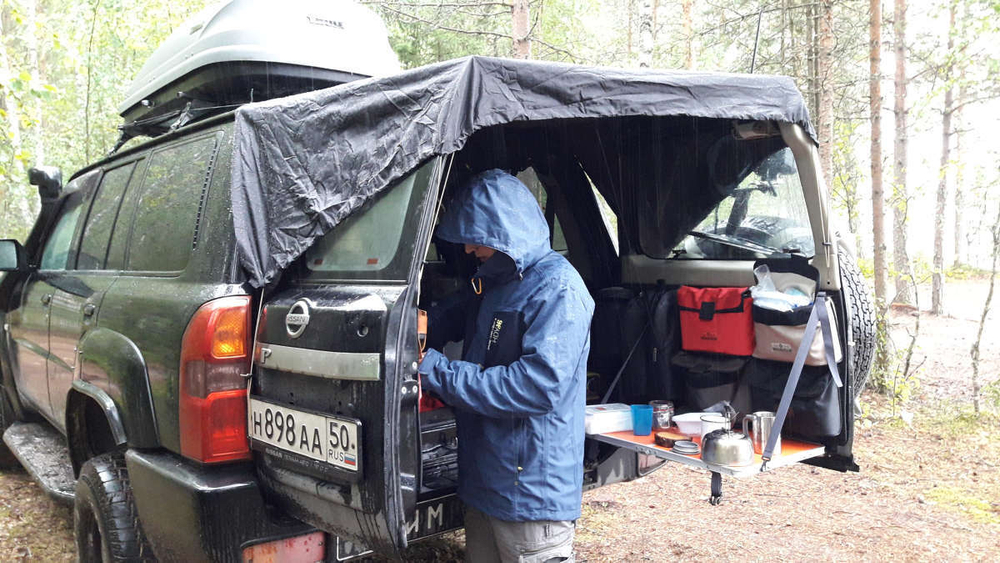 MOLLE/PALS панель на заднюю большую дверь Nissan Patrol Y61