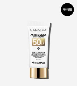 MEDI-PEEL Антивозрастной солнцезащитный крем с пептидами Active Silky Sun Cream SPF 50+ PA+++ 50 ml.