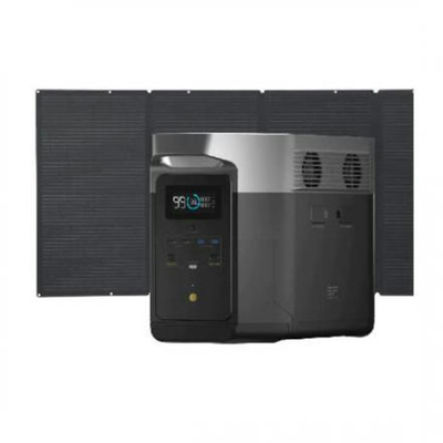 Комплект EcoFlow DELTA Max (2000) + 1 солнечная панель 400W Темно-серый