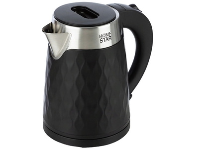 Чайник электрический 1,7л Homestar HS-1021 двойной корпус, черный