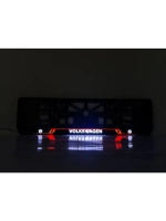 Рамка для номера с подсветкой RL. Volkswagen.