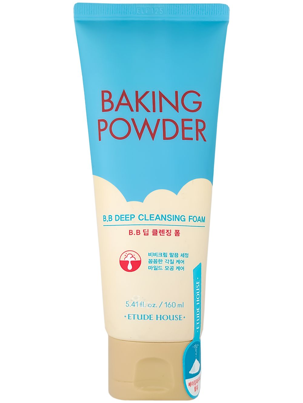 Глубокоочищающая пенка для снятия макияжа Etude House Baking Powder B.B Deep Cleansing Foam 160 г