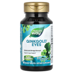 Nature's Way, Ginkgold Eyes, 60 веганских таблеток