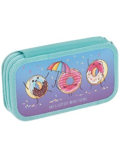 Пенал 2 отделения, 190х105 ArtSpace (Donuts), ламинированный картон