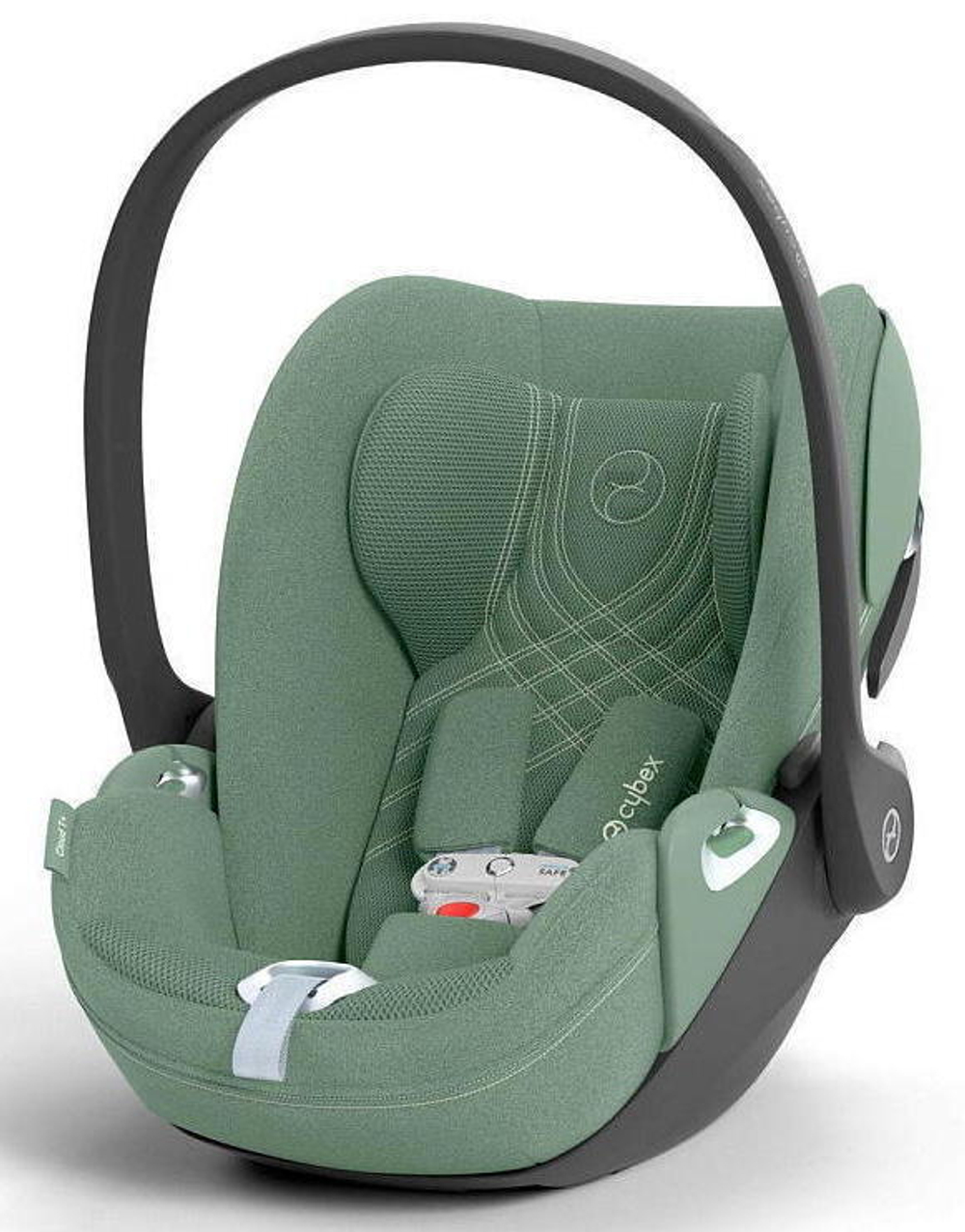 Коляска Cybex Talos S Lux TPE complete Cloud T Leaf Green Plus 3 в 1 Seashell Beige с дождевиками