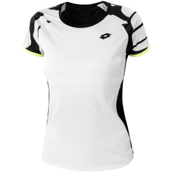 Женская теннисная футболка Lotto Top Ten W III Tee PRT2 PL - White