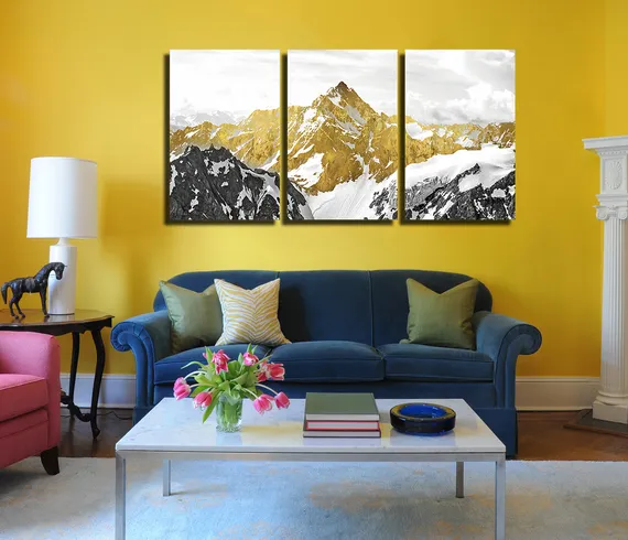 Модульная картина "Золотая гора"