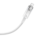 USB-C - Lightning Кабель Baseus Explorer STC Charging+Data 20W 2m - White
