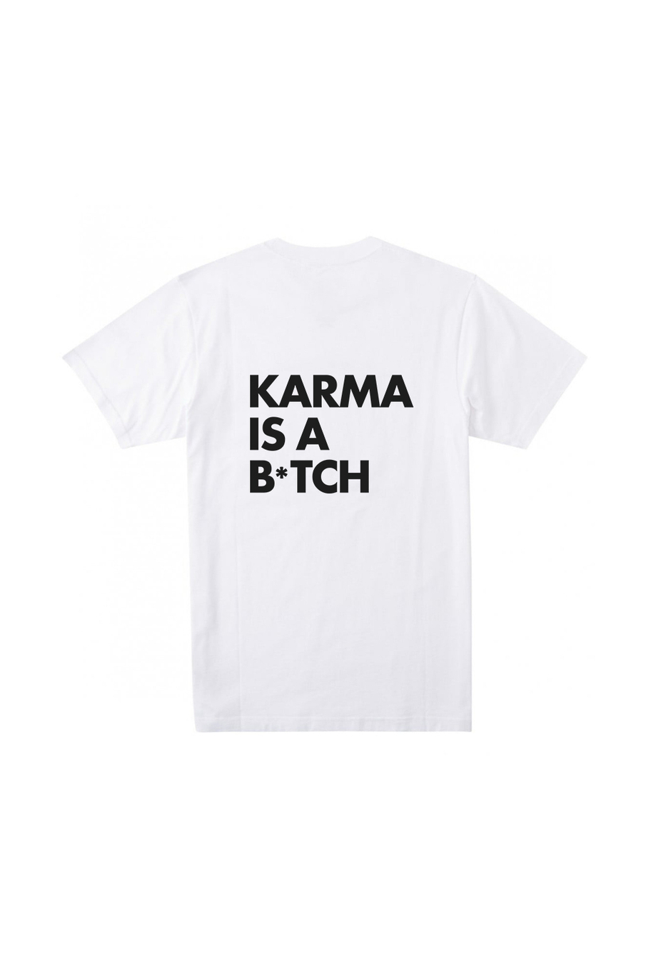 Футболка KARMA IS A BITCH | Молочный