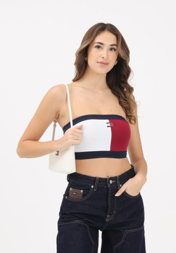 Топ женский TOMMY JEANS FLAG BADGE TUBE TOP