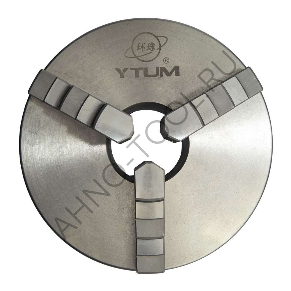 Патрон токарный 250мм 7100-0035 (K11-250/C6) "YTUM UNIVERSAL" прям.и обр. кулачки