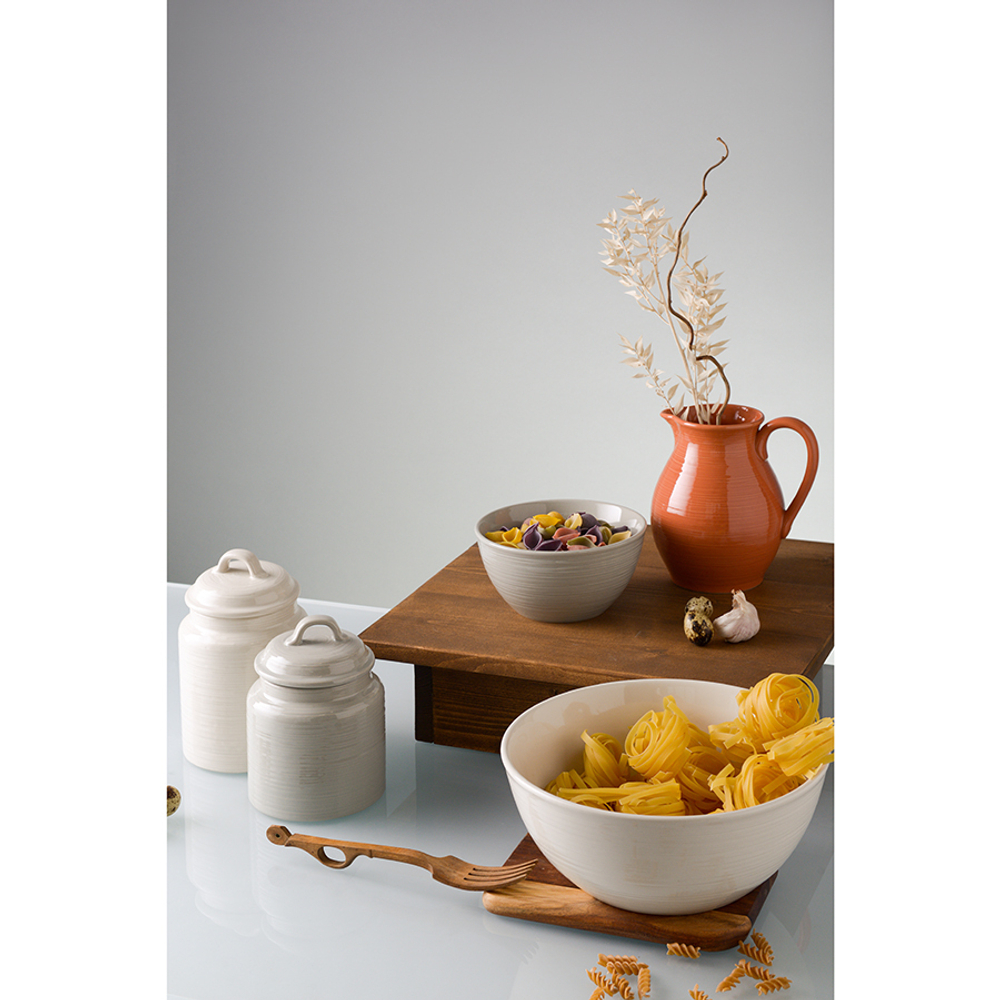 Банка для хранения in the village, 1,3 л, светло-бежевая