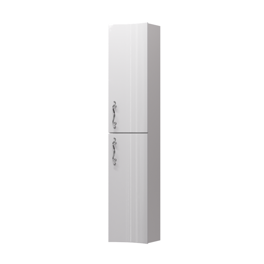 Пенал AIMA Amethyst 30П 2Д White (L, R) вогнутый