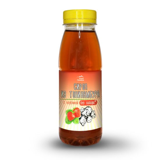 Сироп из топинамбура С КЛУБНИКОЙ, пл.б., 250 мл, 330 г