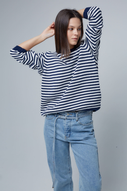 Джемпер-тельняшка из хлопка