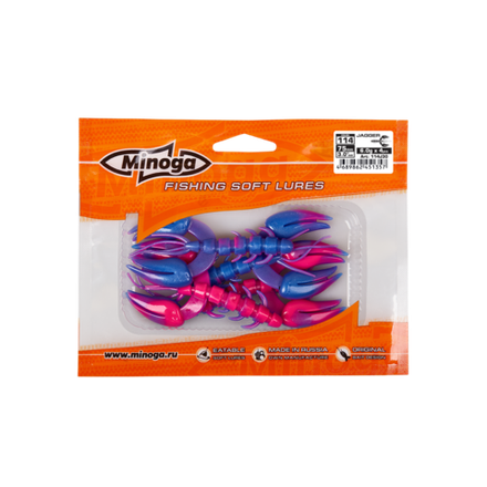 Силиконовая приманка JAGGER 3,0"(4шт) 75мм, цвет 114