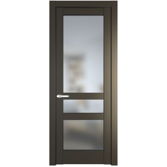 Межкомнатная дверь эмаль Profil Doors 3.5.2PD перламутр бронза стекло матовое