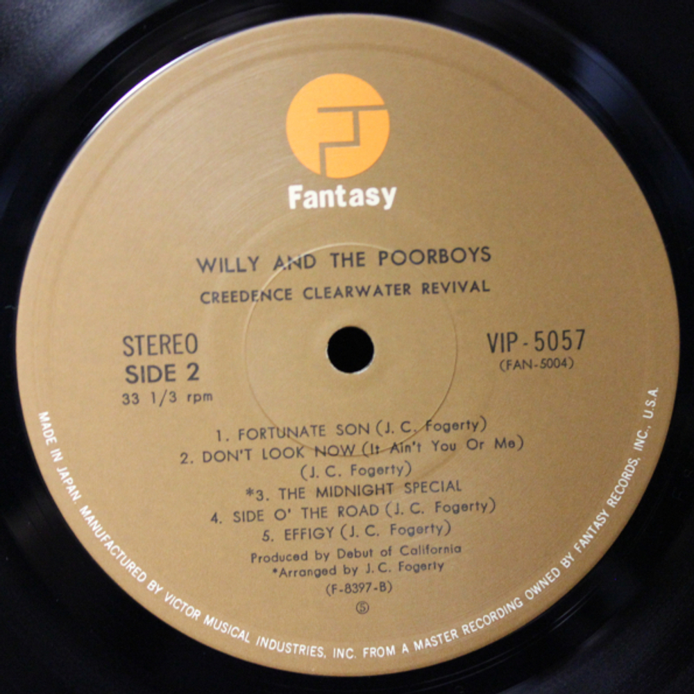 Creedence Clearwater Revival / Willy And The Poor Boys (LP)