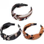 Ободок для волос «Krasotka - Chloe», ширина 4см, микс 3 цвета