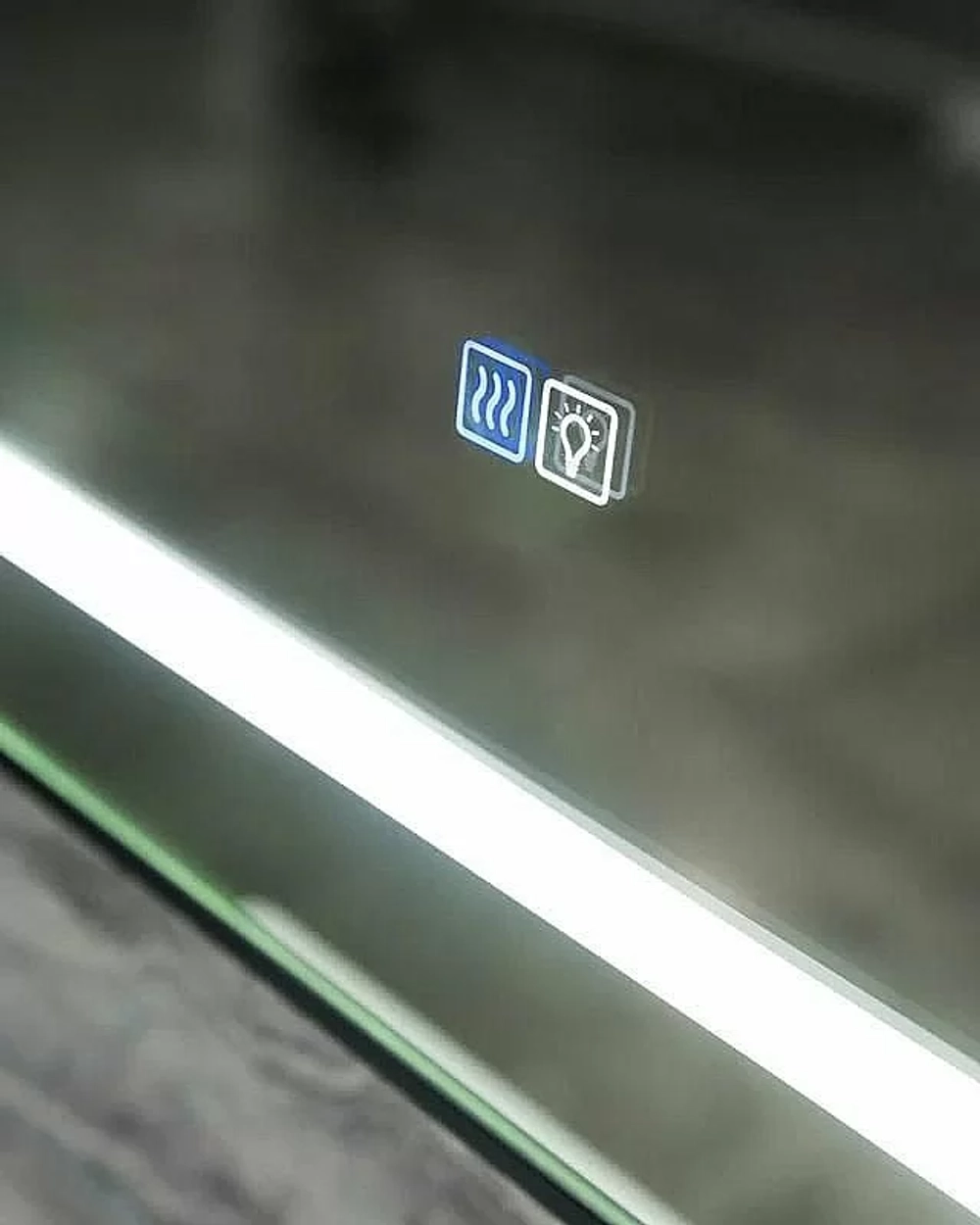 Зеркало BelBagno Kraft SPC-KRAFT-1400-800-LED-TCH-WARM сатин