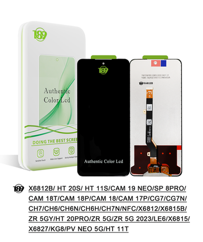 Дисплей Tecno/Infinix Camon 19 Neo/18/18T/18P/17P/Hot 11S/Hot 20S/Spark 8 Pro; бренд 189 (как OR100)