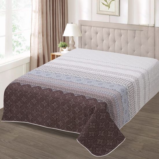 Покрывало-одеяло стеганное Мирослава бязь 260x215 см