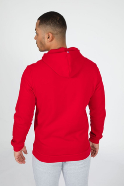 Мужская теннисная кофта Le Coq Sportif ESS Hoody No.1 M - красный