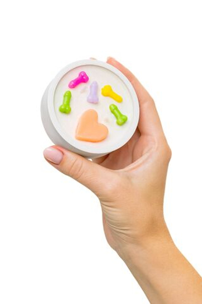 Интерьерная свеча «Романтический вечер» - 80 гр. (Цвет: белый)